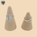 (2-5003) Plata de Ley 925 - Anillo Triángulo