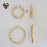 (1-2931-1) Gold Laminate - Carved Hoops - BGF