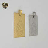 (4-2369) Acero Inoxidable - Colgante Sagrado Corazón de Jesús.