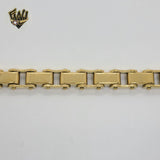 (4-4215) Stainless Steel - 17mm Alternative Link Bracelet - 9"