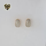 (1-1211-4) Gold Laminate - Clip Earrings - BGF
