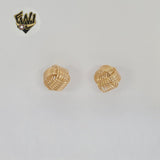 (1-1043-1) Gold Laminate - Knot Earrings - BGF