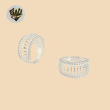 (2-5056-3) 925 Sterling Silver - Thick Dome Ring