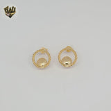 (1-1108-3) Laminado de Oro - Aretes Estrella - BGF