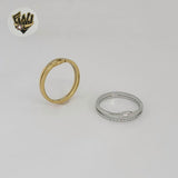 (4-0087) Stainless Steel - Thin Band Ring.