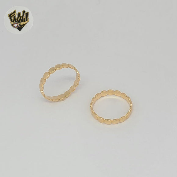 (1-3007-5) Gold Laminate - Circles Band Ring - BGF