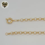 (1-1887) Gold Laminate - 7mm Rolo Link Chain - BGF