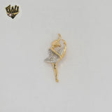 (1-2275-1) Gold Laminate- Ballerina Pendants - BGF