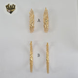 (1-2931-1) Gold Laminate - Carved Hoops - BGF