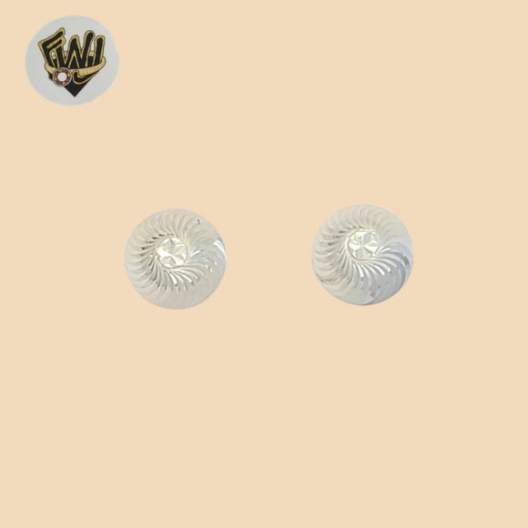 (2-3206) 925 Sterling Silver - Knot Earrings.