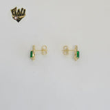 (1-1172-1) Gold Laminate - Turtle Earrings - BGO