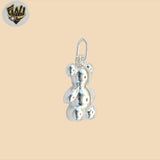 (2-1484) 925 Sterling Silver - Teddy Bear Pendant.