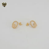 (1-1108-3) Laminado de Oro - Aretes Estrella - BGF