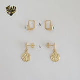 (1-1153) Gold Laminate Earrings - BGF