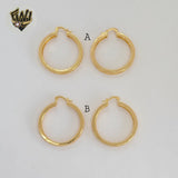 (1-2723) Gold Laminate - Cut Out Hoops - BGO