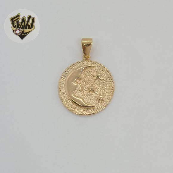 (1-2377-2) Laminado de Oro - Medalla Colgante - BGF