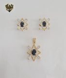 (1-6076-1) Gold Laminate - Zircon Star Set - BGO