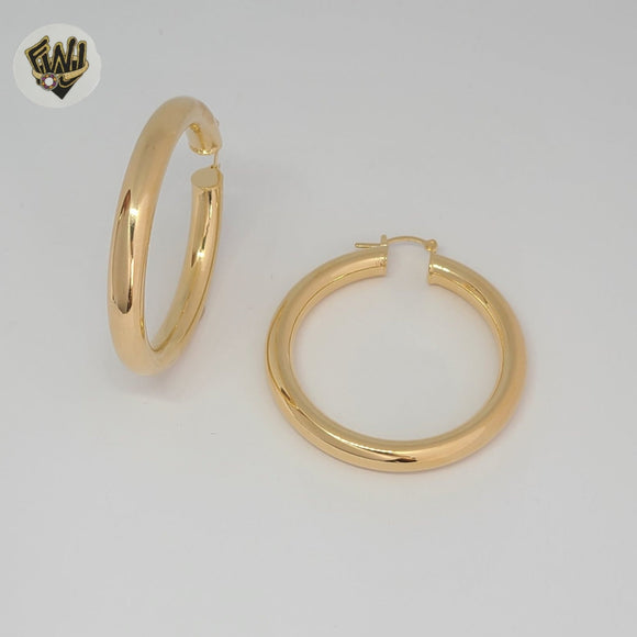 (1-2938) Gold Laminate - Plain Tube Hoops - BGF