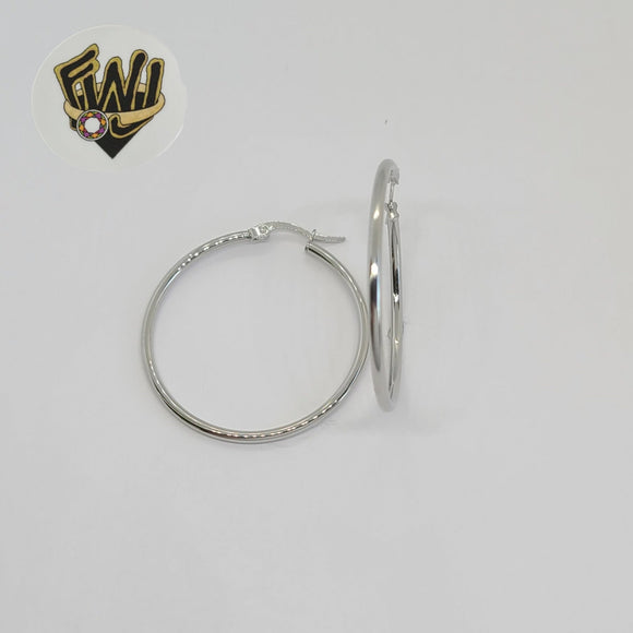 (4-2119) Stainless Steel - Classic Plain Hoops.