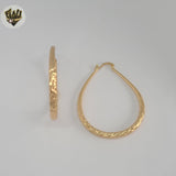 (1-2753) Laminado Oro - Aros Ovalados - BGO