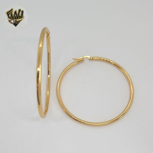 (4-2179) Stainless Steel - Plain Medium Hoops.