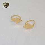 (1-3070) Gold Laminate - Adjustable Triangle Ring - BGO