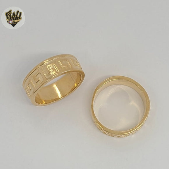 (1-3130-3) Gold Laminate - Greek Band Ring - BGF