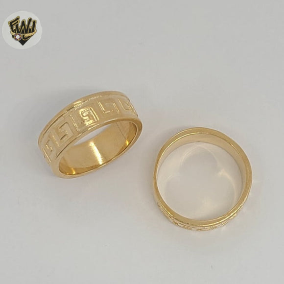 (1-3130-3) Gold Laminate - Greek Band Ring - BGF
