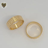 (1-3130-3) Gold Laminate - Greek Band Ring - BGF