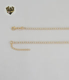 (1-6233-1) Gold Laminate - Zircon Tennis Necklace - BGF