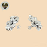 (2-3509) Plata de Ley 925 - Aretes de Flor.