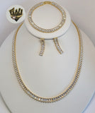 (1-6412) Gold Laminate - Zircon Eternity Set - BGO