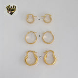 (1-2540) Gold Laminate Hoops - BGO