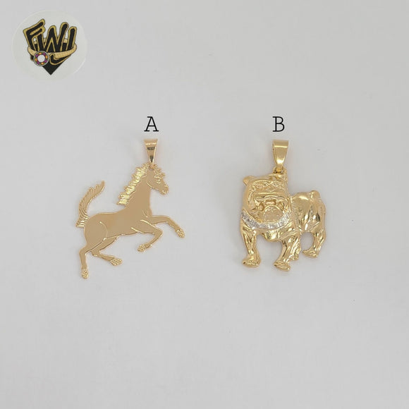 (1-2363-1) Gold Laminate - Animal Pendants - BGF