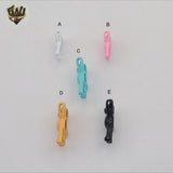 (1-2194-2) Gold Laminate - Teddy Bear Pendants - ENAMEL