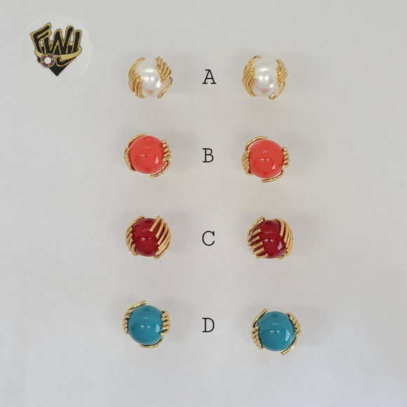 (1-1011) Gold Laminate - Stud Earrings - BGO