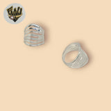 (2-5074-2) Plata de Ley 925 - Anillo Multi Bandas.