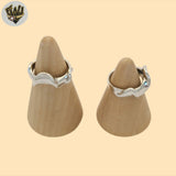 (2-5029-3) 925 Sterling Silver - Twisted Ring.