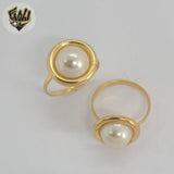 (1-3014-1) Gold Laminate - Pearl Ring - BGF