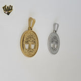 (4-2355) Stainless Steel - Tree of Life Pendants.