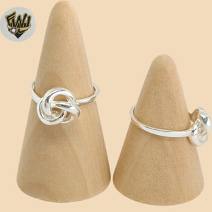 (2-5018) 925 Sterling Silver - Knot Ring