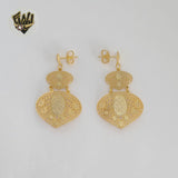 (1-1244-7) Gold Laminate - Alternative Long Earrings - BGF