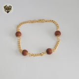 (1-0775-4)Gold Laminate - 3mm Venturina Bracelet - 7.5" - BGF