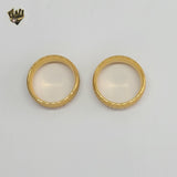 (4-0037) Stainless Steel - Zircon Ring.