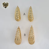 (1-2755-4) Gold Laminate - Chunky Hoops - BGO