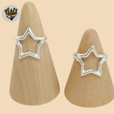 (2-5018) 925 Sterling Silver - Star Ring