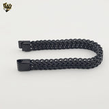 (4-4006) Stainless Steel - 11.5mm Franco Link Men Bracelet - 8.5"