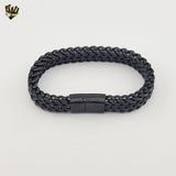 (4-4006) Stainless Steel - 11.5mm Franco Link Men Bracelet - 8.5"