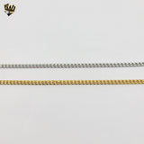 (4-4253) Stainless Steel - 2.8mm Curb Link Bracelet