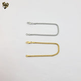 (4-4253) Stainless Steel - 2.8mm Curb Link Bracelet
